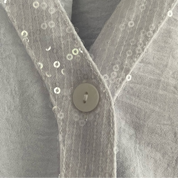 Laura Plus Sequin detail V-neck blouse size 3X - Picture 10 of 16